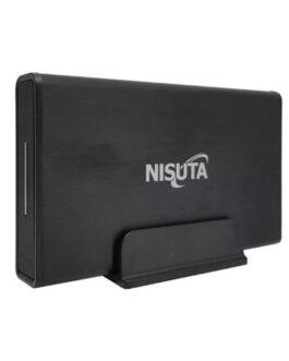 CAJA PARA DISCO NISUTA 3.5 USB 3.0 ALUMINIO NEGRO