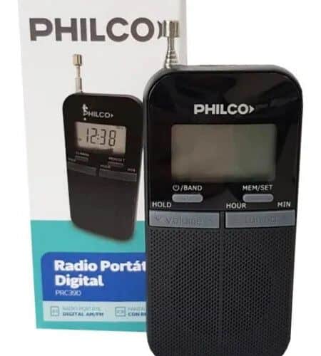 Radio Portatil Am Fm Digital Philco Prc39d De Bolsillo