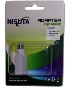 ADAPTADOR USB A PS2 NISUTA NS-ADPSUS