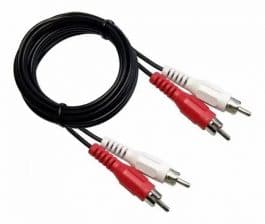 CABLE RCA 2 AUDIO 1MTS